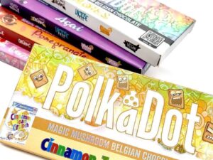 polkadot magic mushrooms chocolate