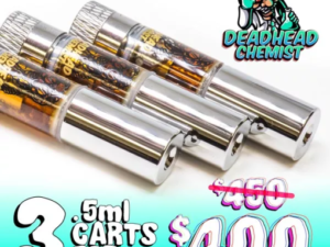 Deadhead Chemist DMT 3 Cartridges Deal 0.5mL